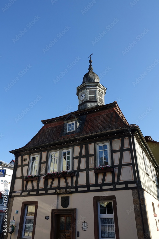 Fototapeta premium Rathaus in Bad Soden-Salmuenster