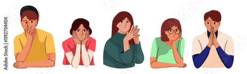 Set of Confused Men and Women