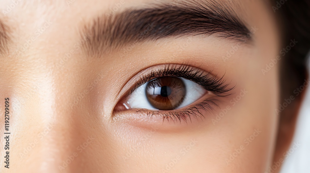 Fototapeta premium Close-Up of Beautiful Asian Eyes