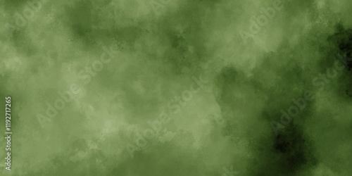 Abstract Elegant dark green background with mottled vintage texture in old fancy background design, texture of colored parchment paper.