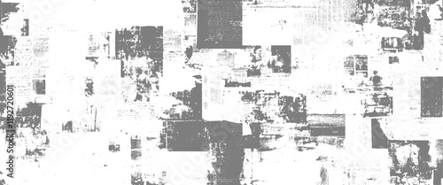 Obraz na płótnie Vector newspaper paper grunge vintage black and white poster with the words w salonie