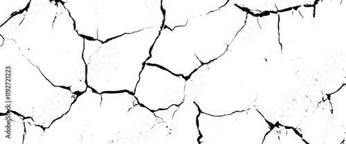 Vector abstract background with kintsugi cracks design and grunge cracked texture style with cracked texture