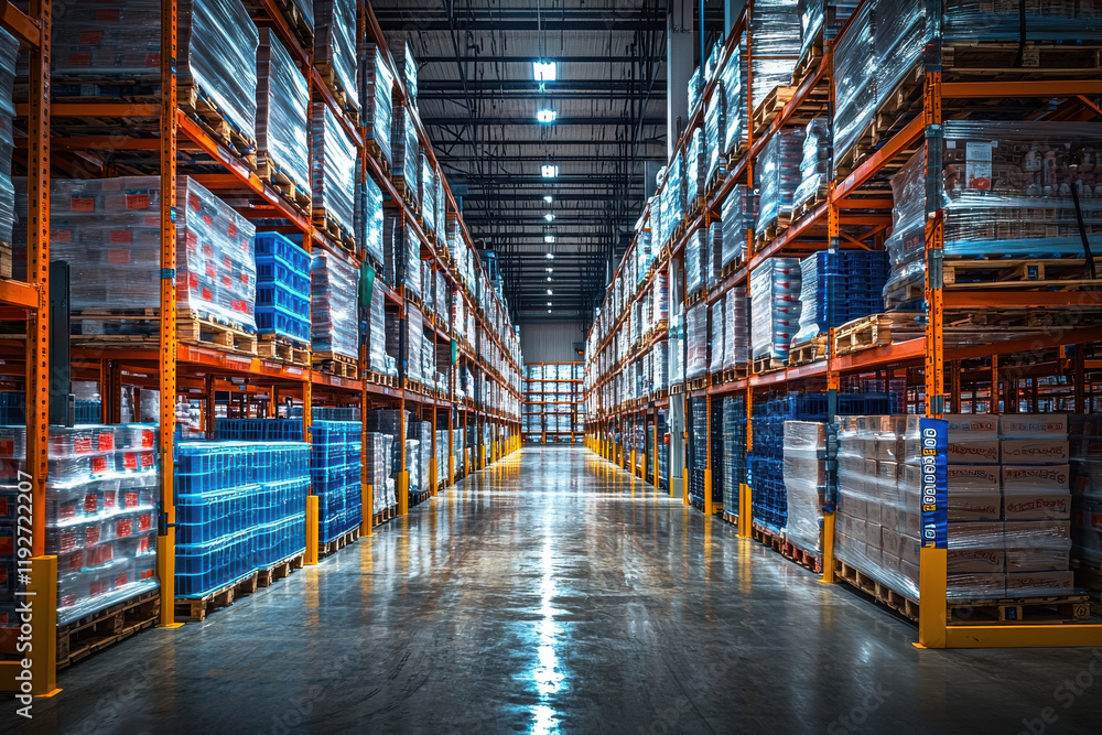 Cold Storage Warehouse with Refrigerated Racks Cold Storage Warehouse with Refrigerated Racks