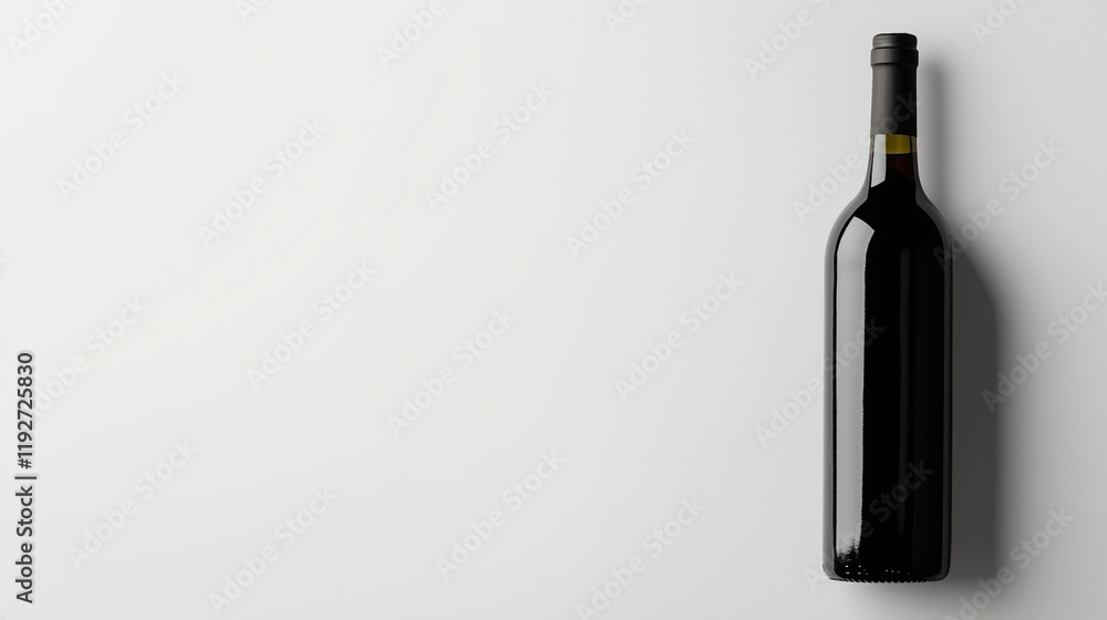 wine bottle with copy space isolated on background wine bottle with copy space isolated on background
