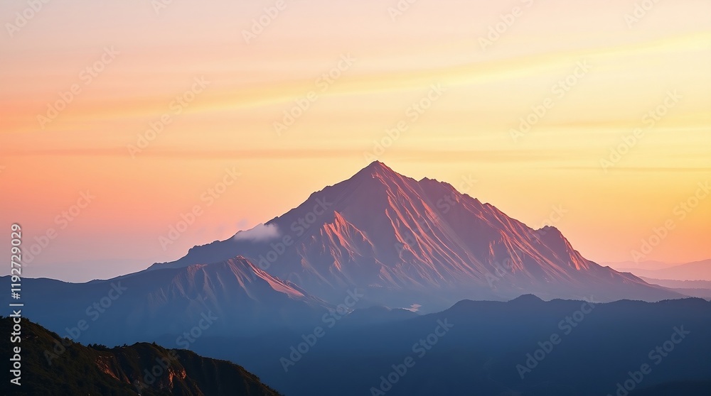 sunset in the mountains landscape background sunset in the mountains landscape background