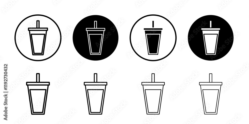 Drink icon Isolated flat vector in outline Drink icon Isolated flat vector in outline