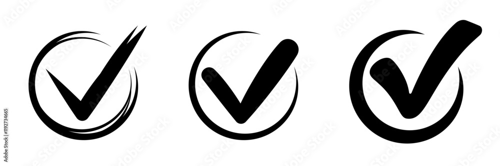Checkmark icon. Check box icon Checkmark icon. Check box icon