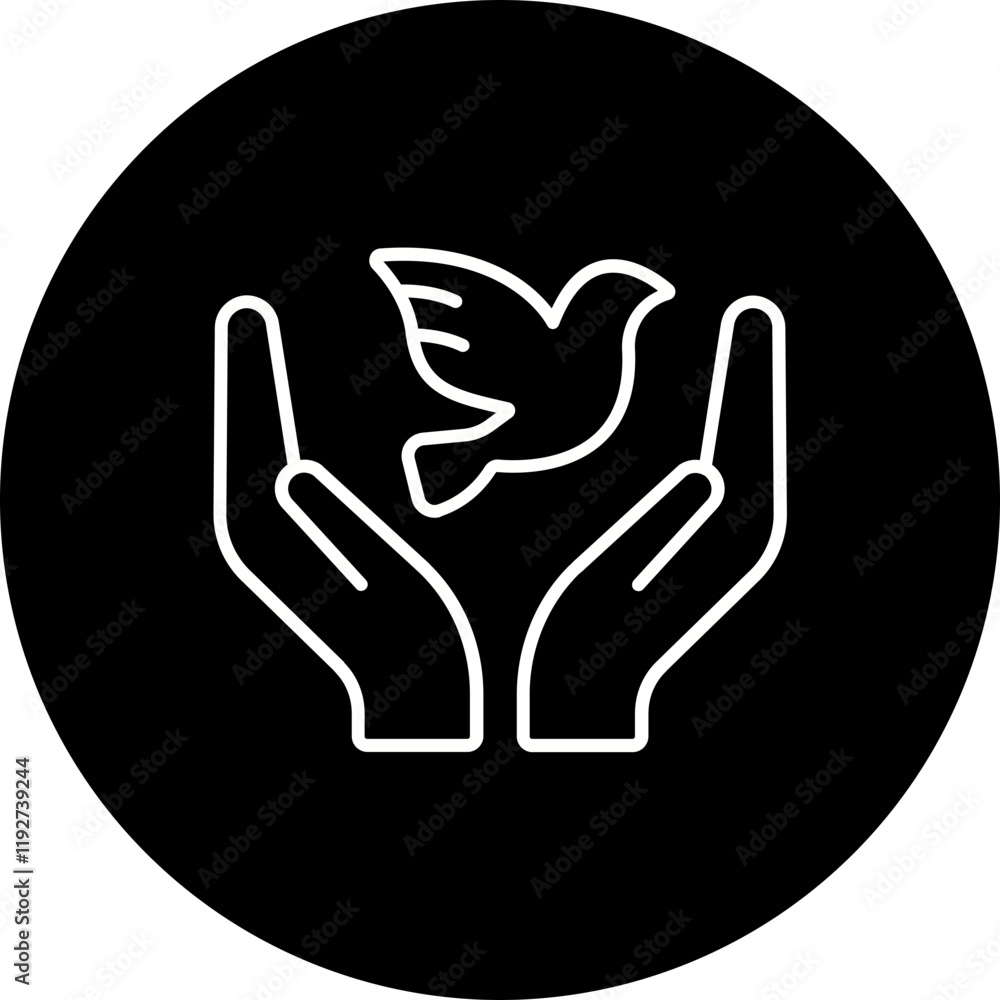Obraz premium Freedom Icon