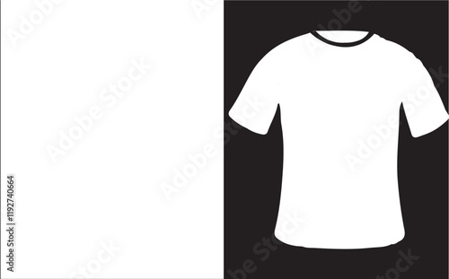 BLANK T-SHIRT vector eps file photo