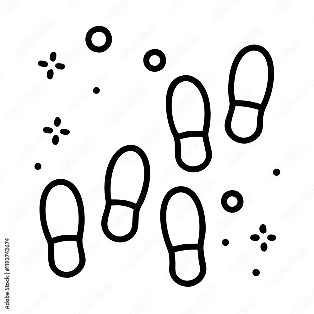 footst in snow icon, footst in snow line art - simple line art of footst in snow, perfect for footst in snow logos and icons and themed design footst in snow icon, footst in snow line art - simple line art of footst in snow, perfect for footst in snow logos and icons and themed design