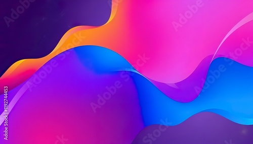 Ultra-high-definition abstract gradient illustration featuring vibrant pink, blue, and purple waves.