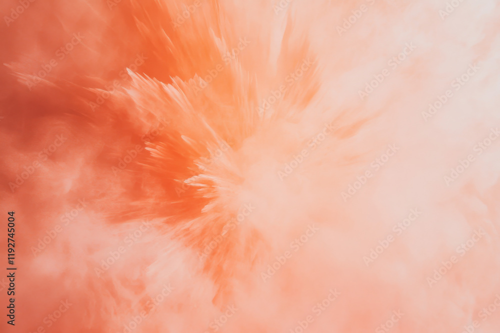 Radial Burst of Warm Sunset Hues Creating a Tranquil Atmosphere in the Evening Sky Radial Burst of Warm Sunset Hues Creating a Tranquil Atmosphere in the Evening Sky