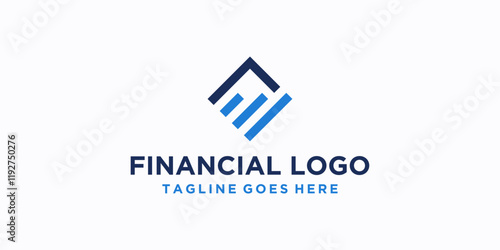 Free Download Chart Financial Logo Design Inspirations - GFXLoad