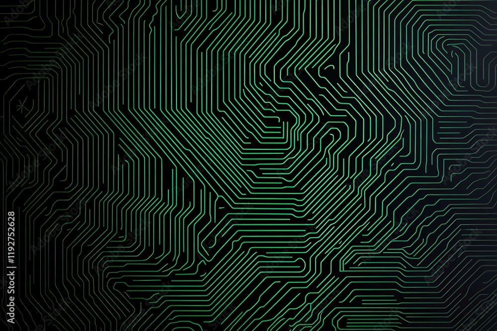 Abstract black background with green accents, futuristic design elements, and geometric patterns, perfect for technology and gaming themes.
Abstract black background with green accents, futuristic design elements, and geometric patterns, perfect for technology and gaming themes.