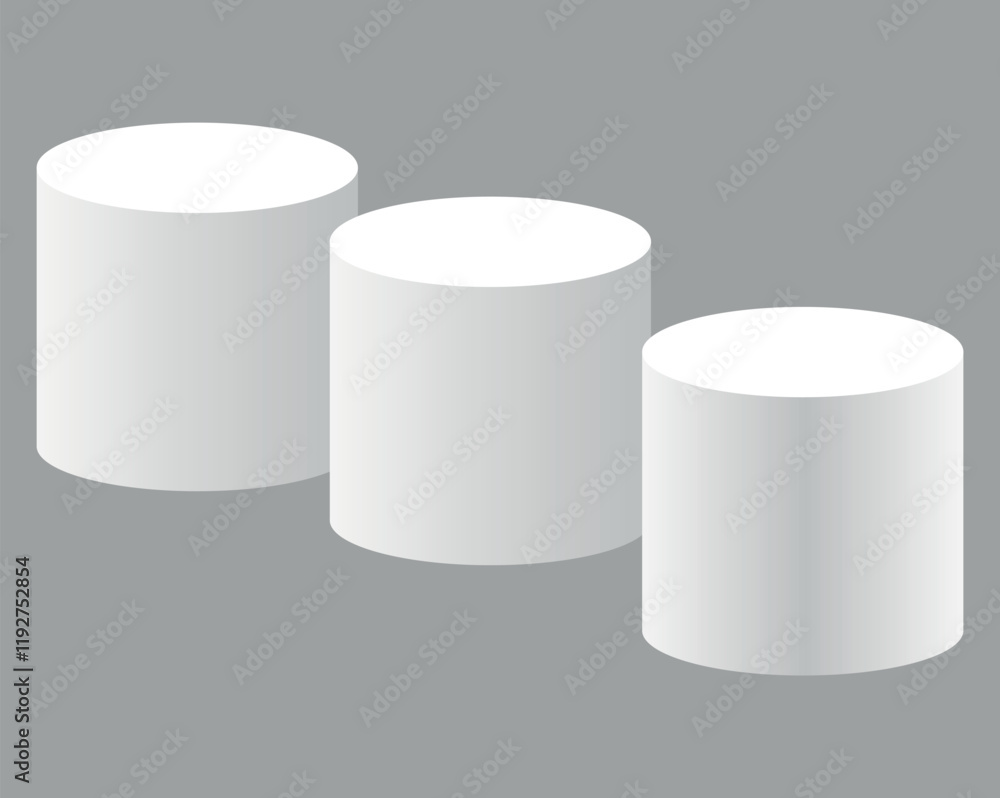 Realistic cubes podium, 3d exhibit displays. Empty geometrical pillars for exhibition showroom Realistic cubes podium, 3d exhibit displays. Empty geometrical pillars for exhibition showroom