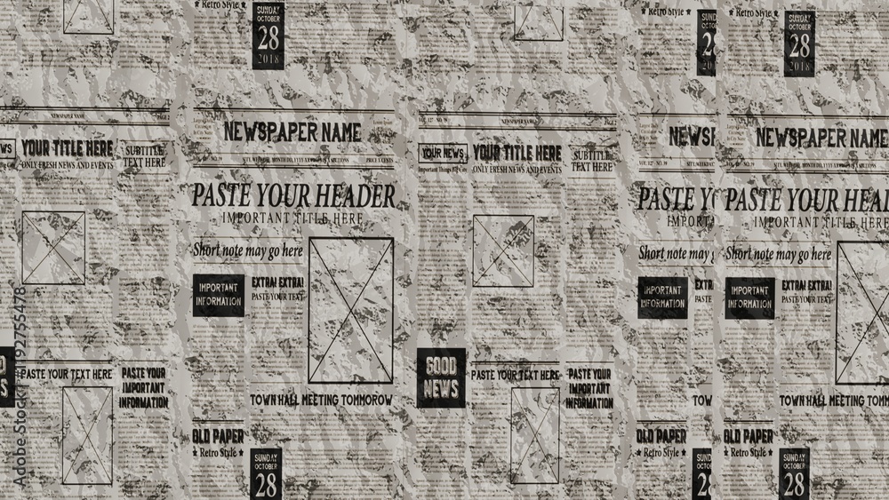 Obraz premium newspaper texture