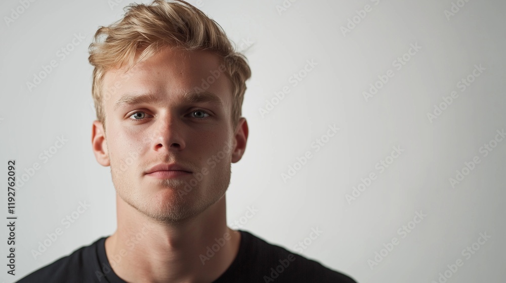 Obraz premium white man isolated on background 