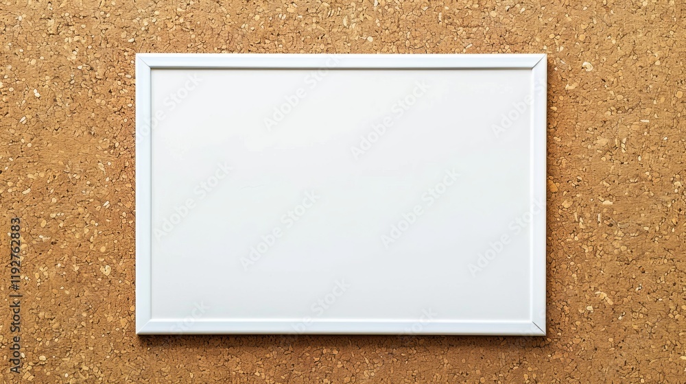 Fototapeta premium Whiteboard with cork background