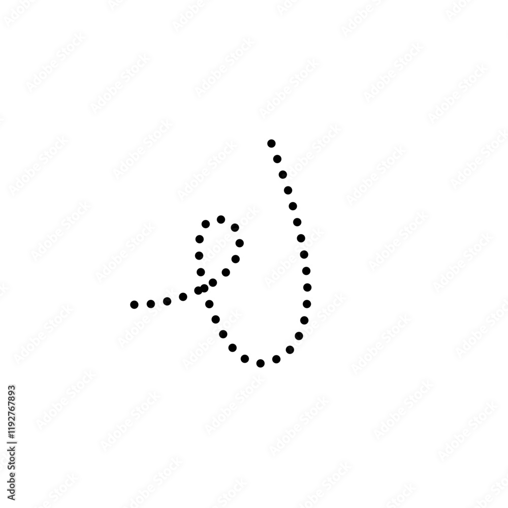 Simple Bee Trace Vector Simple Bee Trace Vector