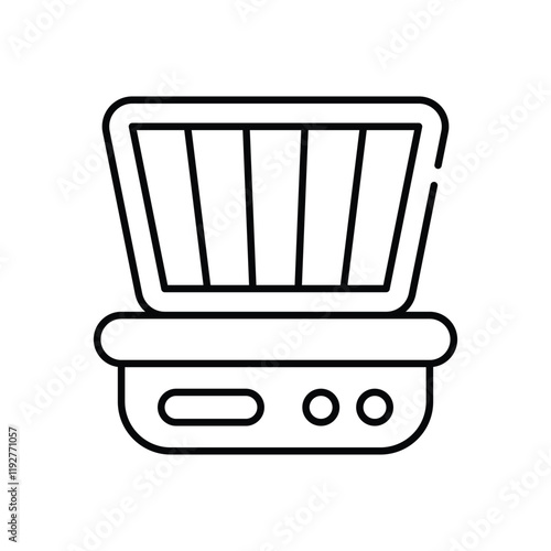 Sandwich Maker vector icon