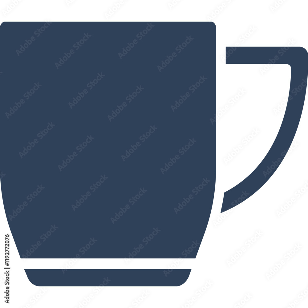 Tea Mug vector icon with an isolated background Tea Mug vector icon with an isolated background