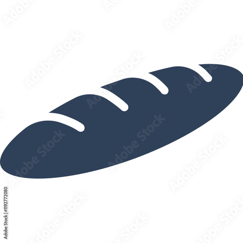 Baguette  vector icon with an isolated background 