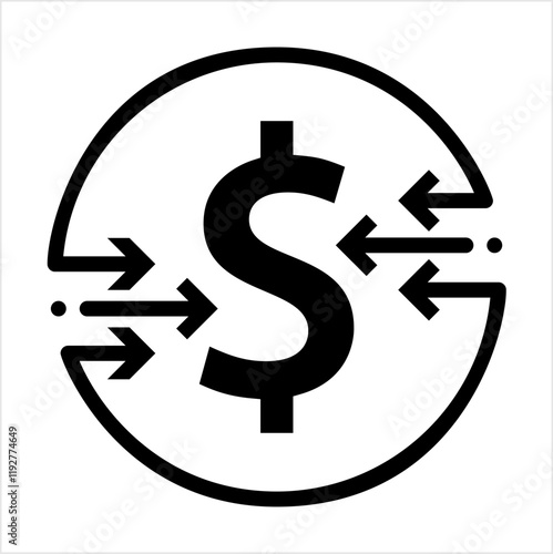Money Back Dollar Icon M_2412001