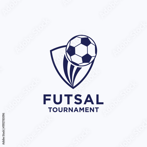 Creative Futsal Club Logo Design for Sports Branding vector futsal sports club logo