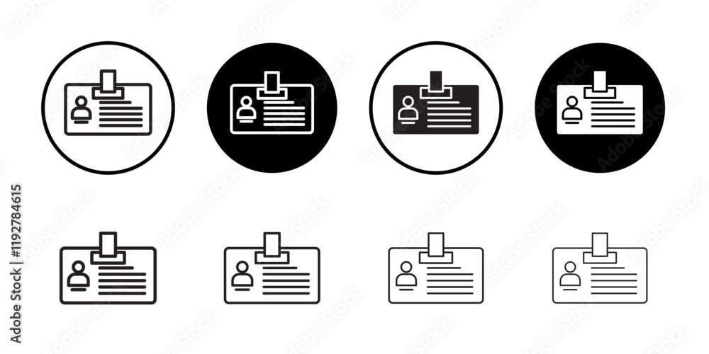 Security badge icon linear logo isolated Security badge icon linear logo isolated