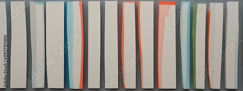 Wallpaper Mural illustrazione sfondo con elementi astratti e motivi geometrici a tema surreale Torontodigital.ca