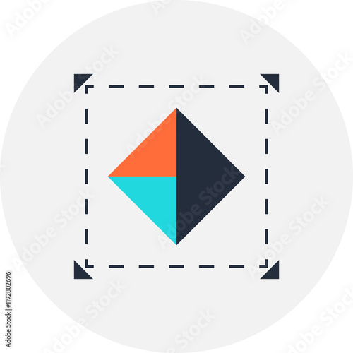 Logo Design flat vector web icon