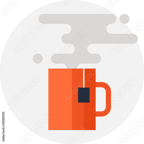 Take a Break flat vector web icon