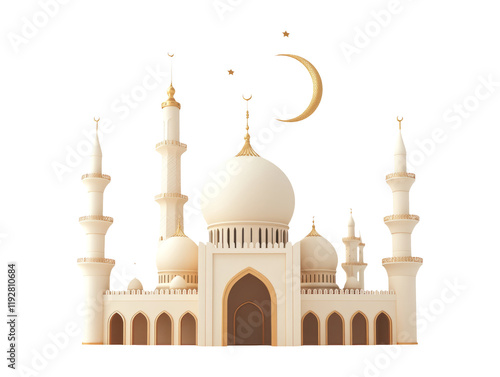 Elegant Mosque Design for Ramadan Celebrations and Events photo