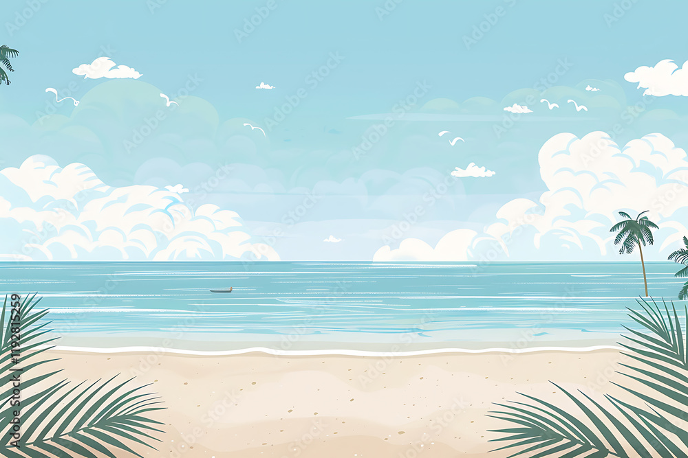 Fototapeta premium Tranquil Tropical Beach