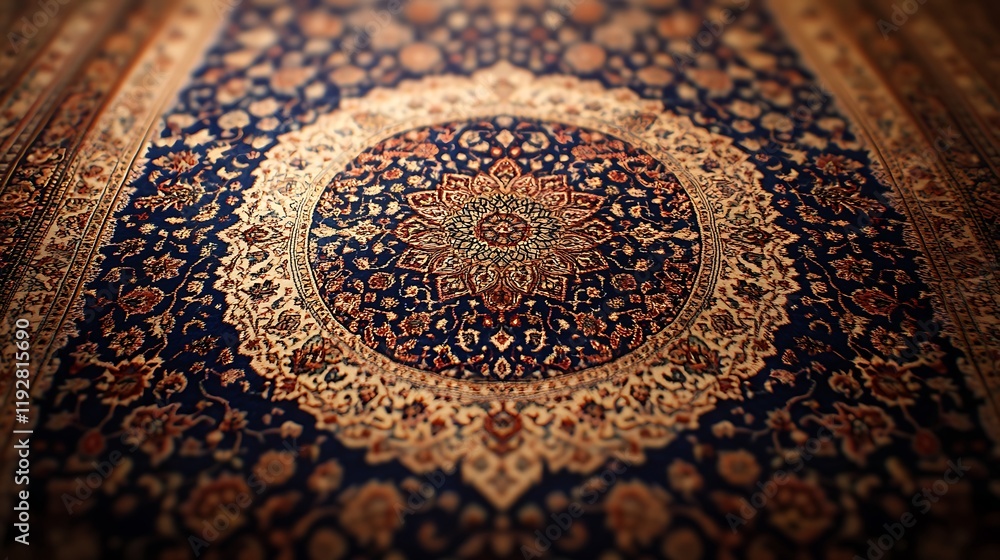 Minimalist Capture of Luxurious Persian Carpet Minimalist Capture of Luxurious Persian Carpet