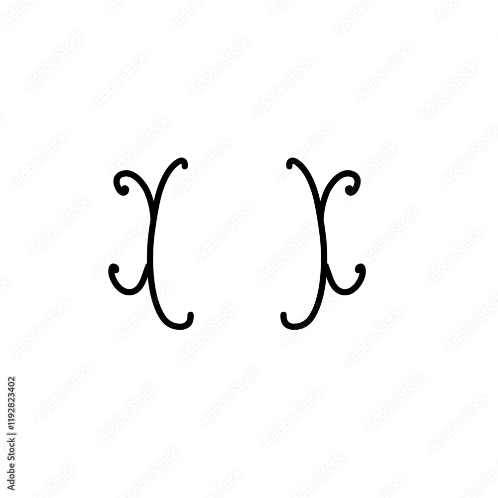 bracket ornament icon bracket ornament icon