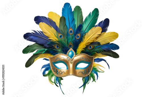 carnival mask isolated on white