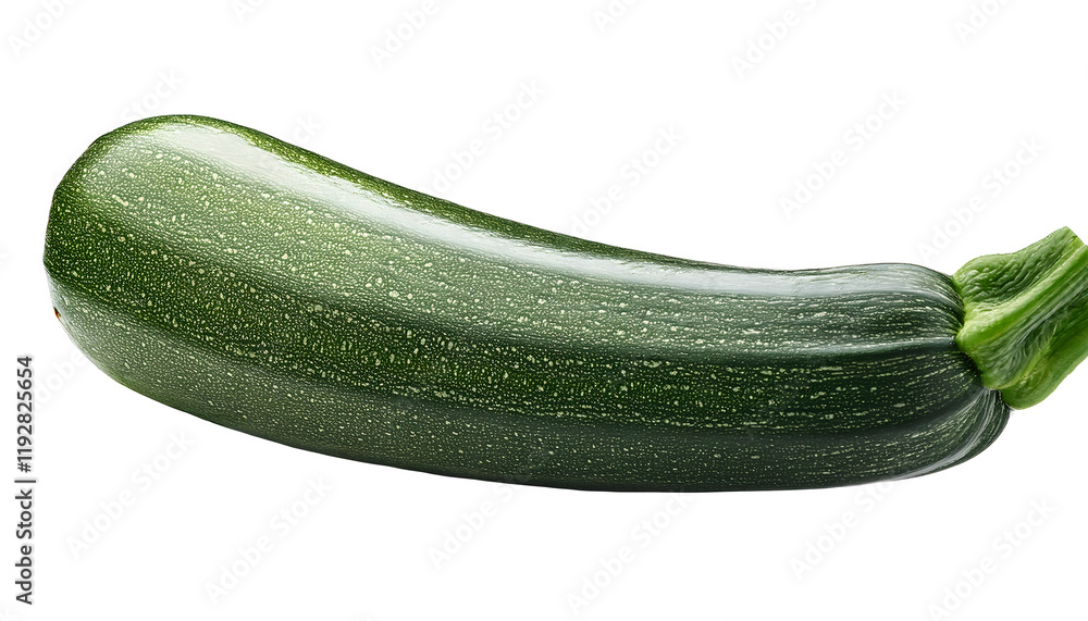 Close-up of vibrant green zucchini on a white backdrop. Ideal for culinary use, healthy recipes, or organic food presentations. Isolated on white background Close-up of vibrant green zucchini on a white backdrop. Ideal for culinary use, healthy recipes, or organic food presentations. Isolated on white background