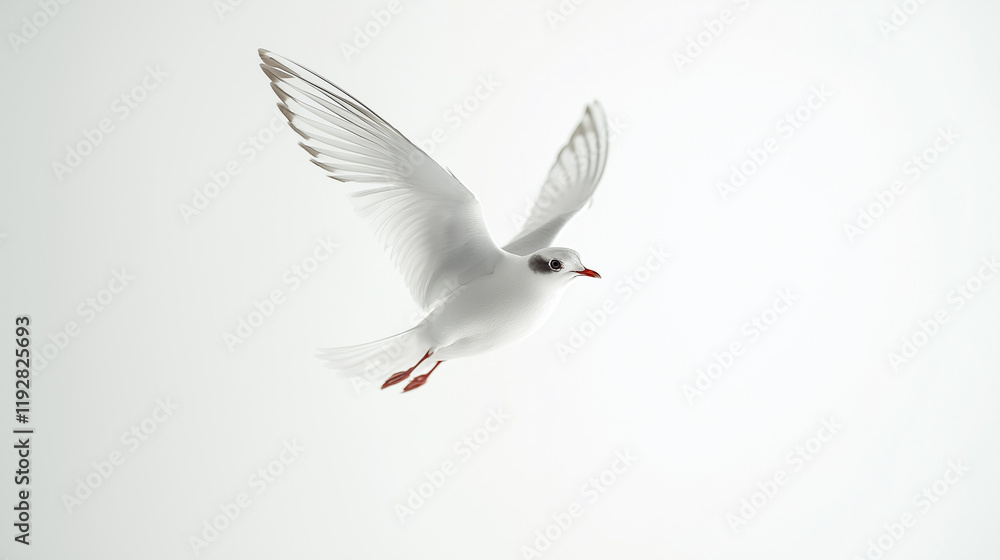 Fototapeta premium bird in flight isolated on a transparent or white background