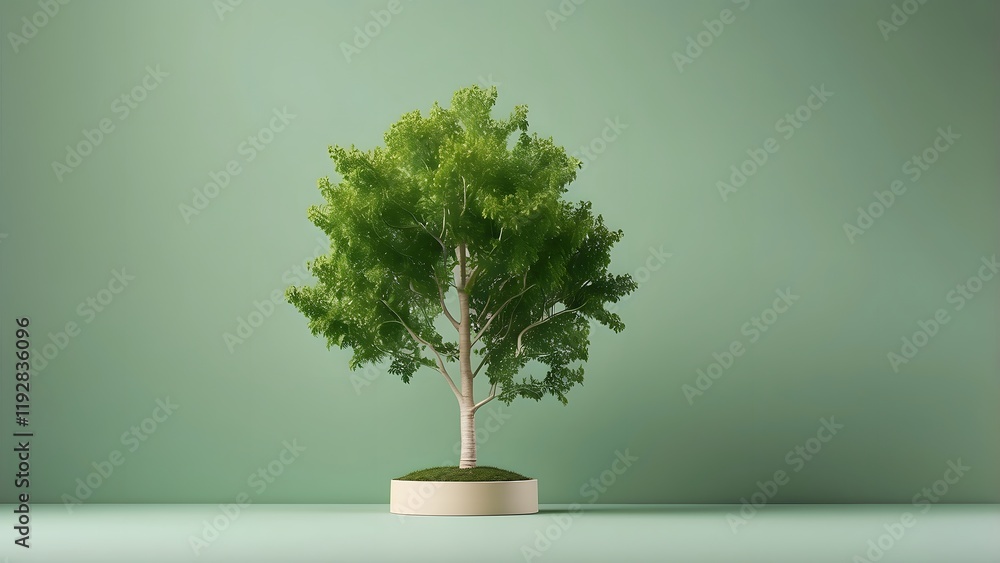 Arbor Day banner with empty space Without Text, Green Minimal background Arbor Day banner with empty space Without Text, Green Minimal background