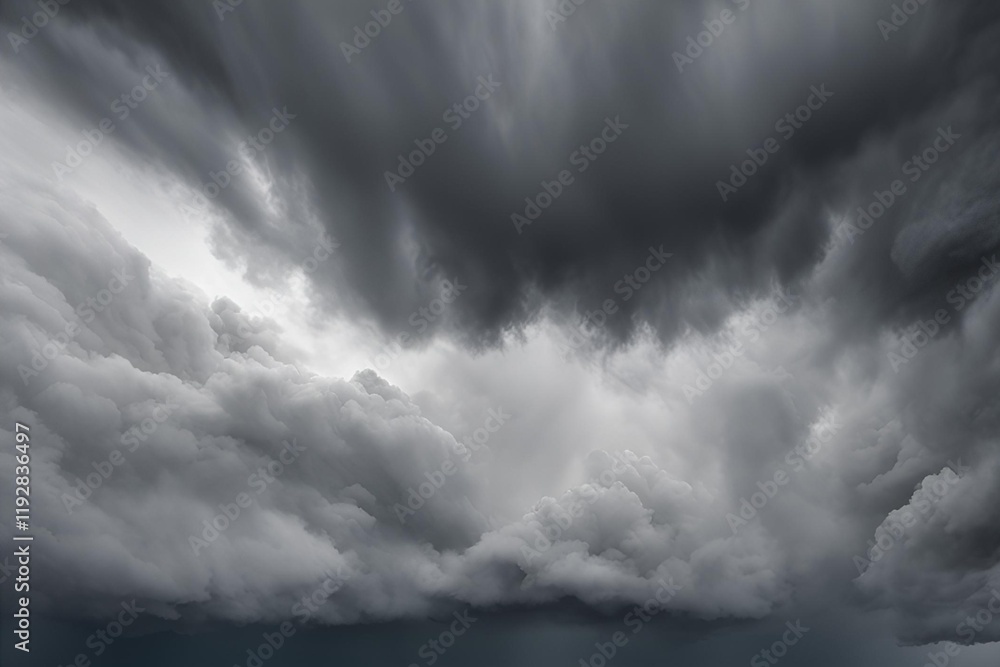 Obraz premium A sky that is completely covered in clouds