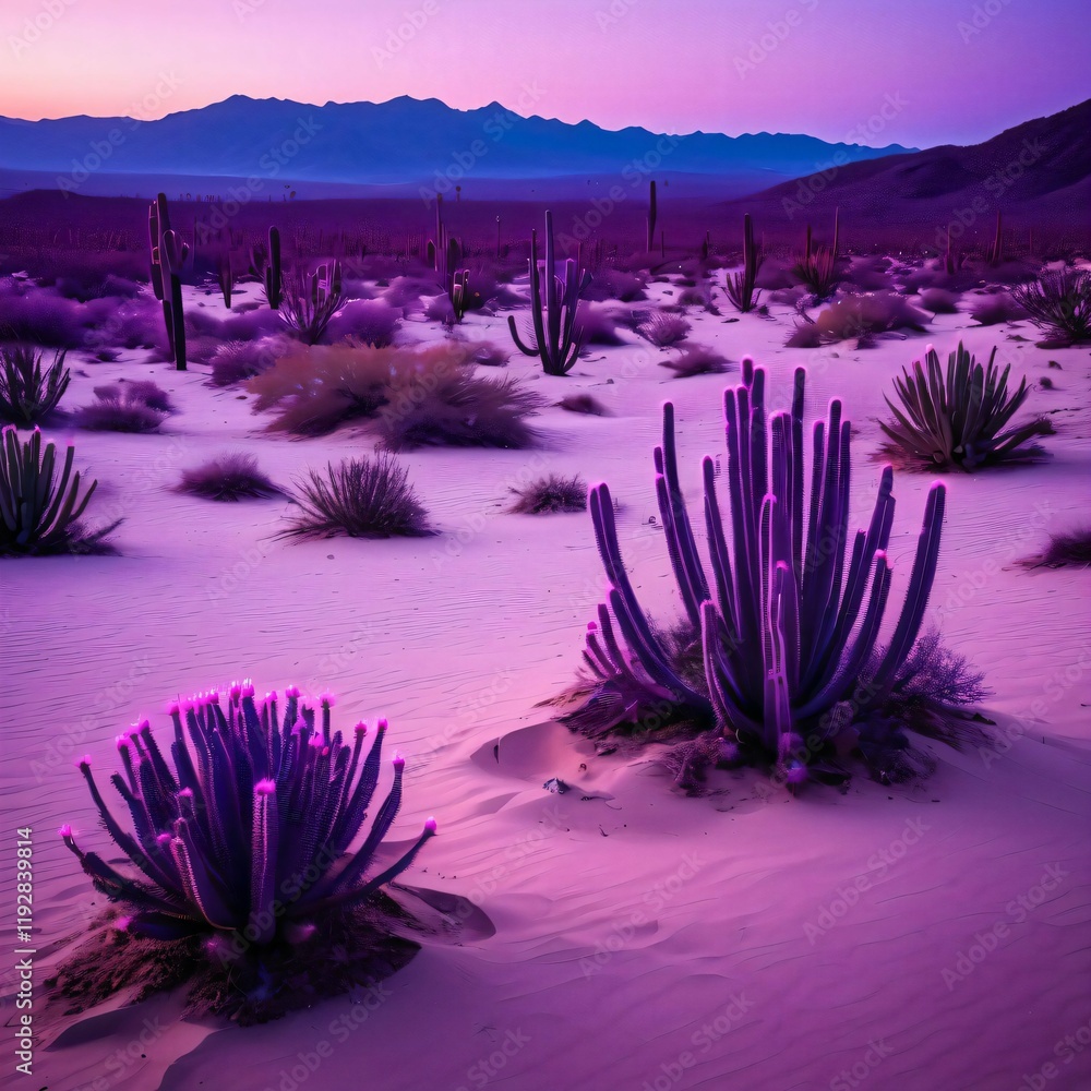 Obraz premium Desert at Sunset