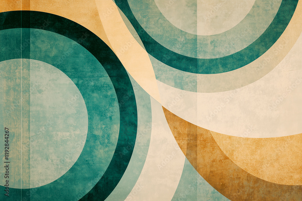 An abstract Scandinavian poster with concentric circles and diagonal lines, blending sage gray, muted teal, and warm beige seamlessly
An abstract Scandinavian poster with concentric circles and diagonal lines, blending sage gray, muted teal, and warm beige seamlessly