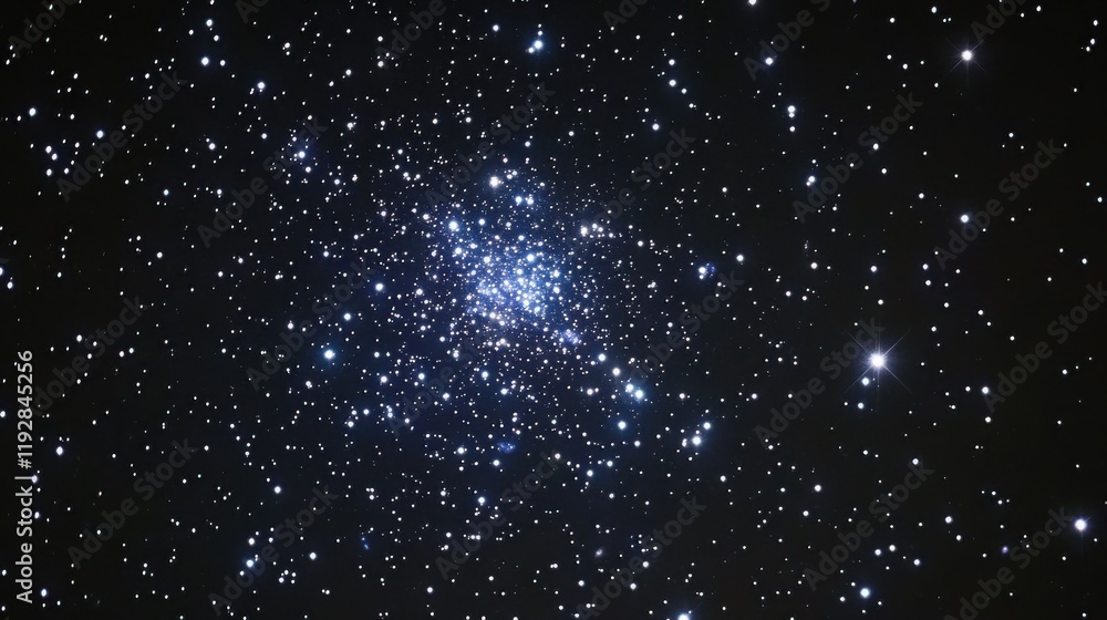 Fototapeta premium A breathtaking view of a star cluster against a dark night sky.