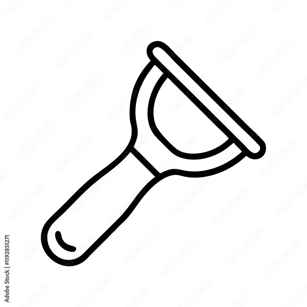 peeler icon, peeler line art - simple line art of peeler, perfect for peeler logos and icons and themed design peeler icon, peeler line art - simple line art of peeler, perfect for peeler logos and icons and themed design