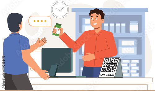 Visualize the digital era with this illustration of an e-wallet, showing transactions in progress with coins and cash symbols, emphasizing the convenience of modern payments.