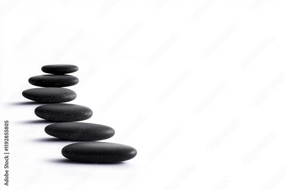 Simple Smooth Stone Arrangement by a River Simple Smooth Stone Arrangement by a River