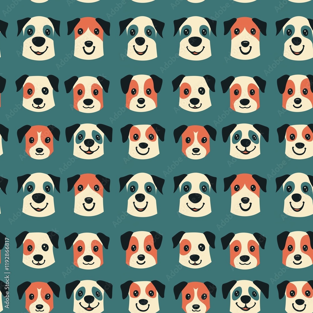 dog graphic seamless pattern dog graphic seamless pattern