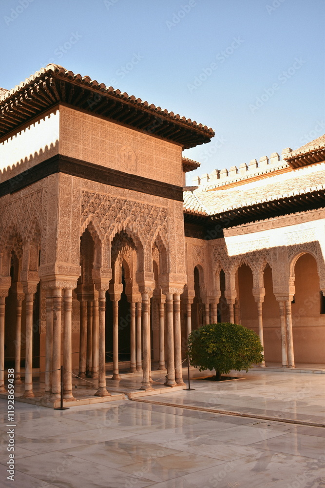 The ancient Moorish fortress of Alhambra in Granada The ancient Moorish fortress of Alhambra in Granada