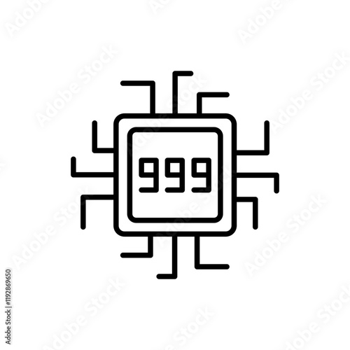 Game cheat outline icons, minimalist vector illustration ,simple transparent graphic element .Isolated on white background